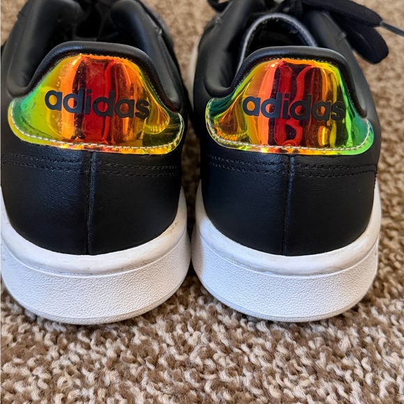adidas Black Sneakers with Iridescent Stripes - Picture 5 of 6